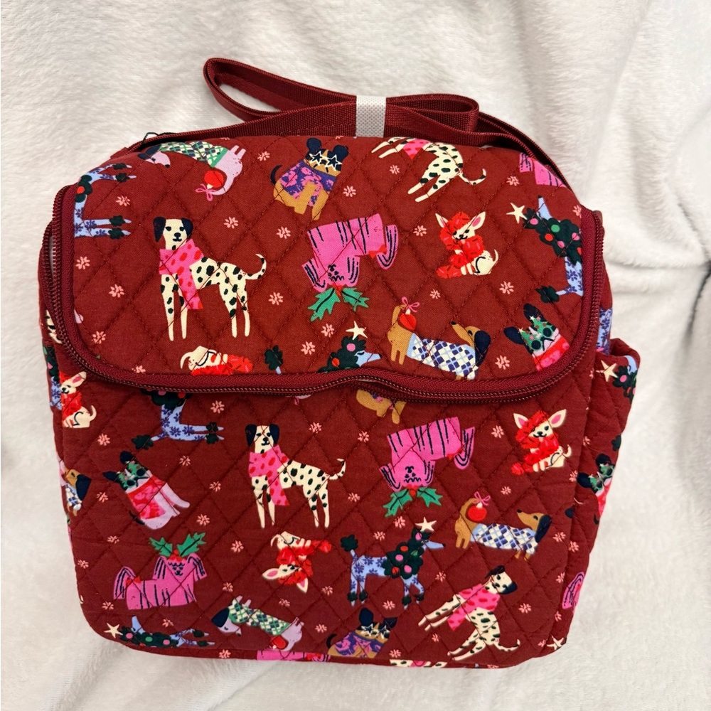 Vera Bradley HOLIDAY HOUNDS
Lunch Crossbody Insulated and
Travel Mug NWT